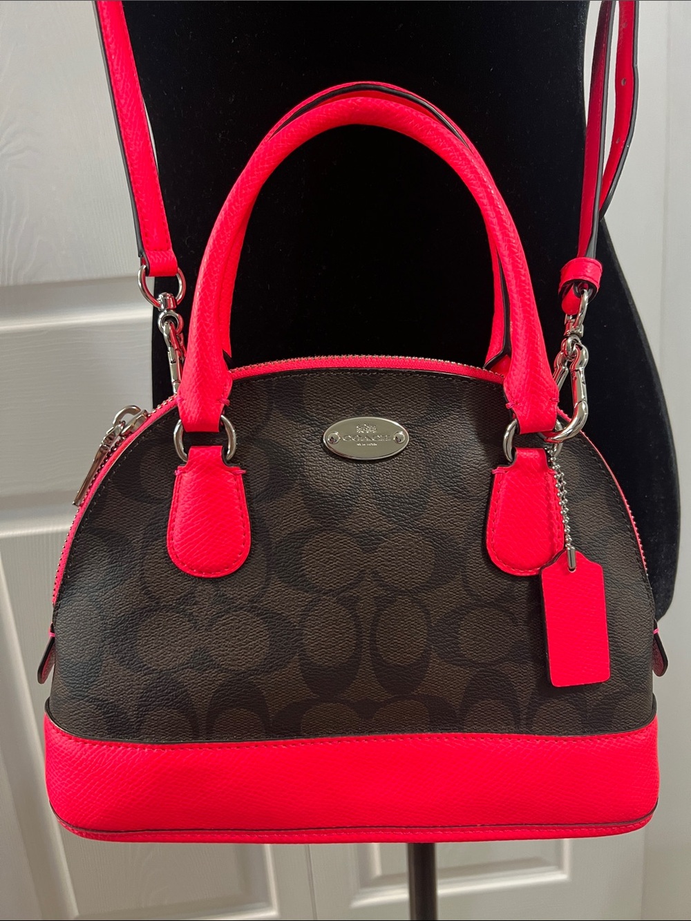 Coach Mini Sierra Satchel Dome Crossbody Bag